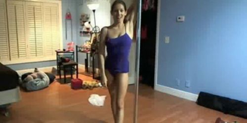 WEBCAM: Sybian Poledancing Practice