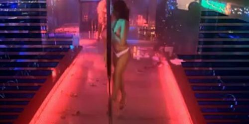 Stripper on stage