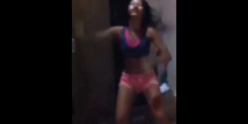 latin chick dancing