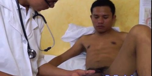 Ethnic doctor bareback fucks twink