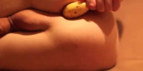 Banana in ass