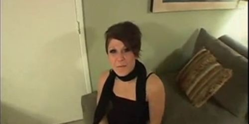 Skinny Mom Squirts during her Audition...F70