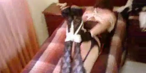 Coral fucking bitch in hogtied