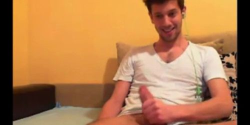 Cute Guy Wanking Off