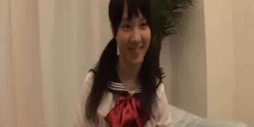 Miku Tsukika blows and swallows