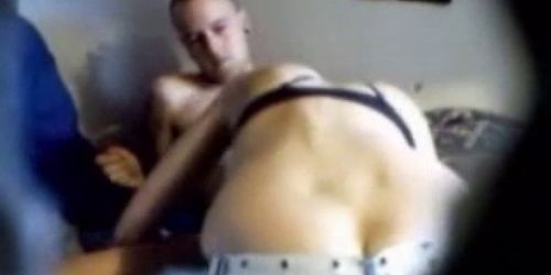 dude fucks hot blonde on cam