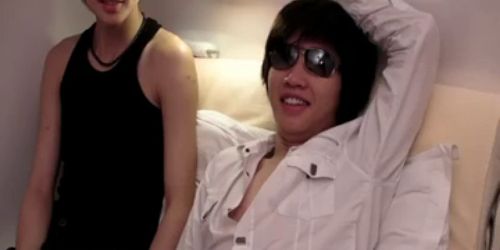 Asian Boys Having Fun In Bed