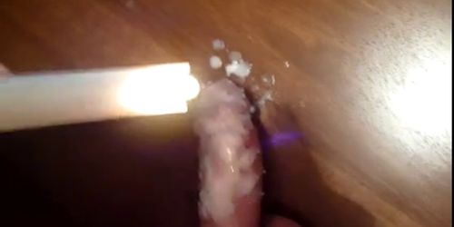 Hot Wax On My Cock