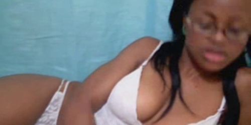 Sexy Ebony Chick On Webcam