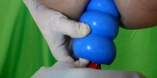 Anal IRON ASS  #57 anal drill  by new huge plug dez 13