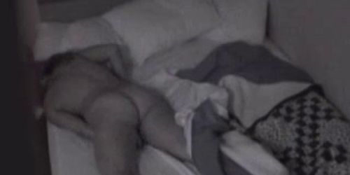 Infrared cam catches wife masturbating