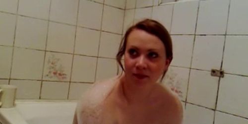 Bath blowjob