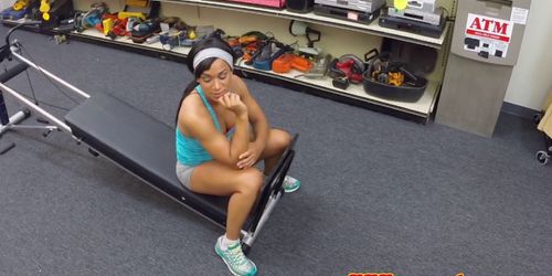 Real ebony pawnshop amateur shows off body