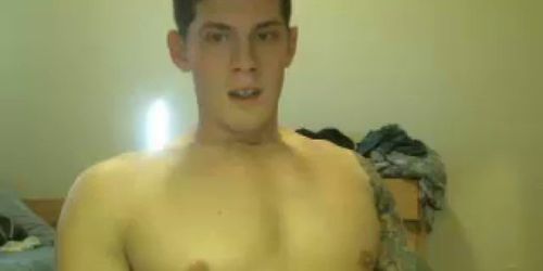 cute guy busting a load