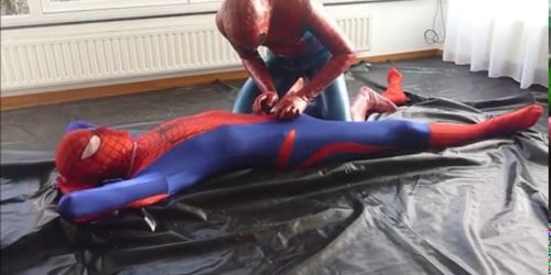 spiderman sucking spiderman