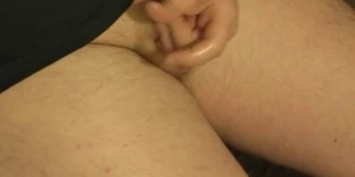 Small 3 inch dick masturbation and cumshot