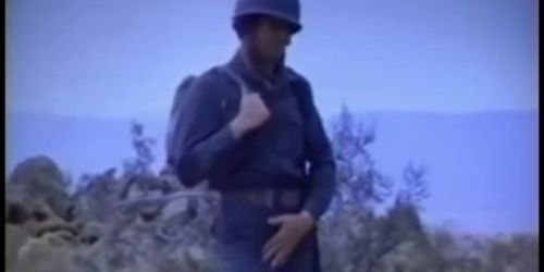 Retro Gay Military Mutual Masturbation