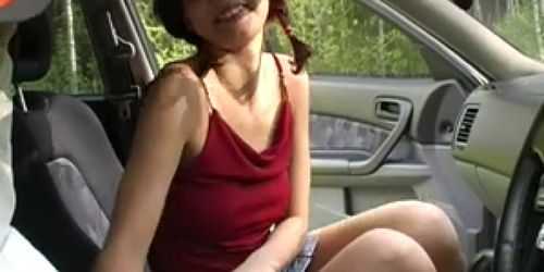 Pickup girl sex outdoor experience