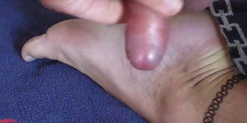 Cum on my Sole after washing