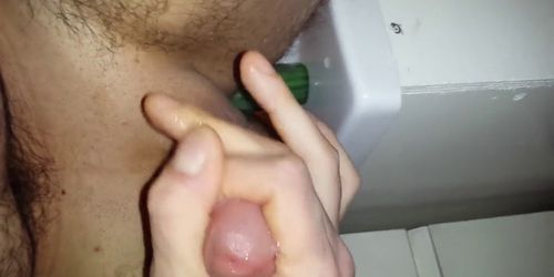 prostate massage and big cumshot