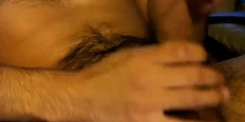 Latino Uncut Dick Precum and Cumshot