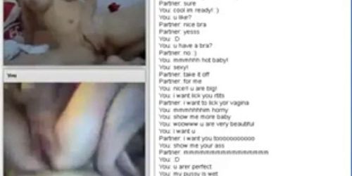 Chatroulette. Girl on Girl.