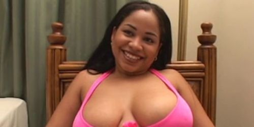 Annmarie La Vega bounces her tits then fuck and swallow