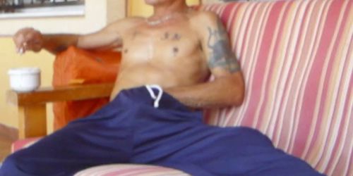 Boner in Adidas Trackies