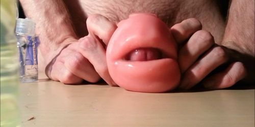 Reverse Fleshlight Fuck and Cum