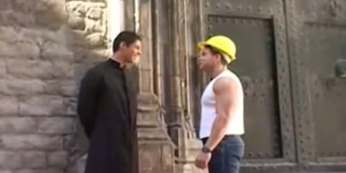 Priest  Fucks Construction Worker