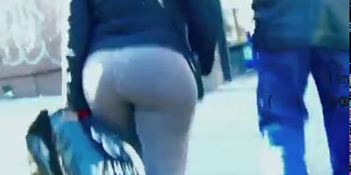 Big Ass walking in the street