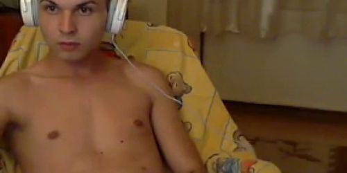 Hot gay amateur on webcam