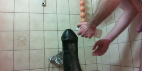 Anal Fucking My Enigma Monster Dildo