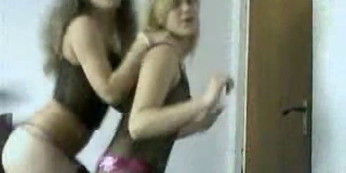 Romanian teen Ana dancing