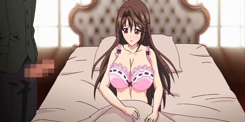 Big titted hentai brunette gets fucked