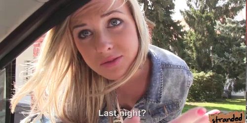 Hot Blonde Vinna Reed takes strangers dick