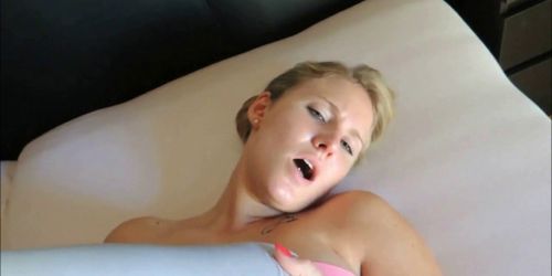 Stunning blonde goddess loves anal