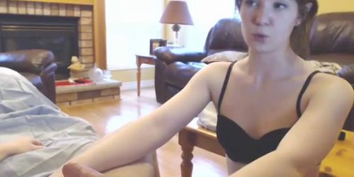 Anal and rimjob on webcam with my GF Emily