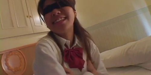 Obedient Miho gets fucked and creamed on her tits