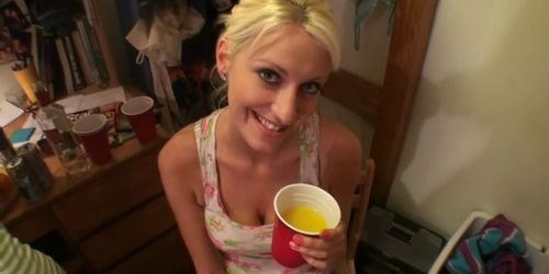 Hot guys have fun at a party