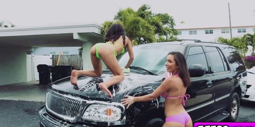 Washing Cars And Fucking Is What These Bitches Do