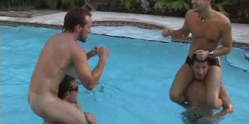 Hot gays arrange foursome sex