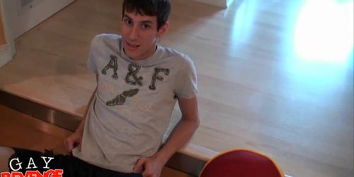 Gay sucks cock licks balls