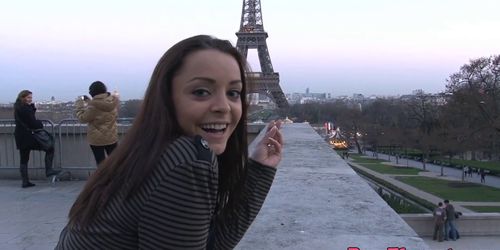 Pickedup french babe interracial buttfucked