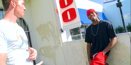 Wild interracial gay sex