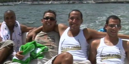 Horny gays arrange a sex party