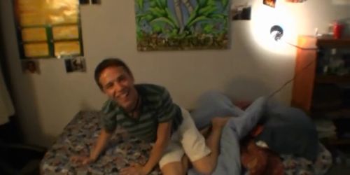 Two hot gays arrange a sex party