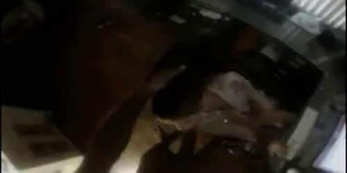 Hardcore interracial fuck on helmet cam