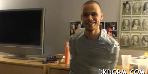 Twinks jerk off and suck