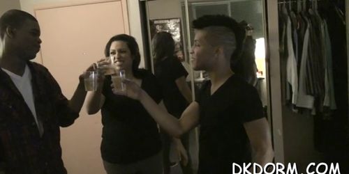 Relaxed gay deepthroats dick